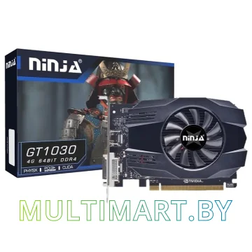 Видеокарта Sinotex Ninja GeForce GT 1030 4GB GDDR4 (NH103FG44F)